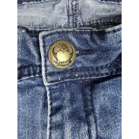 Apple Bottom Jeans Womens Size 11/12 Capri Low Rise Stretch Embroidered Denim - Picture 6 of 9